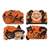 Vintage Halloween Cutouts (Pack of 48) Vintage, Halloween, Cutouts, cardstock, orange, black, scary 