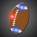 Football Pin LED Blinkies (Pack of 12) LED Blinking Football Pin, Football Pin, Blinking Football Pin, Sports Pins, LED Football Pins 