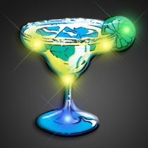 Margarita Blinky Lights (Pack of 12) LED Margarita Lights Pin, LED Light up Pins, Margarita Drink Pins, Light up Drink Pins, Cinco de Mayo  