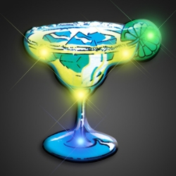 Margarita Blinky Lights (Pack of 12) LED Margarita Lights Pin, LED Light up Pins, Margarita Drink Pins, Light up Drink Pins, Cinco de Mayo  