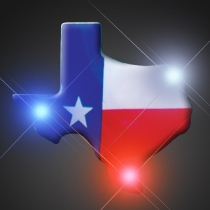 Texas Blinking Pin (Pack of 12) Texas Blinking Pin, texas, blinking, pin, light up, party favor, western, new year's eve, halloween, wholesale, inexpensive, bulk