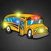 Flashing School Bus Pins (Pack of 12) LED Flashing School Bus Pin, School Bus Pin, Light up pin, Classroom Decorations, Bus Driver Retirement Party
