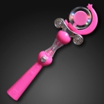 Pink LED Spinning Princess Wands (Pack of 12) LED Pink Spinning Princess Wands, LED spinning wands, Princess spinning wand, themed parties, princess parties