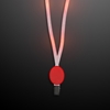 Flashing Red Lanyard with Badge Clasp (Pack of 12) Flashing Red Lanyard with Badge Clasp, flashing, red, lanyard, badge, party favor, light up, wholesale, inexpensive, bulk