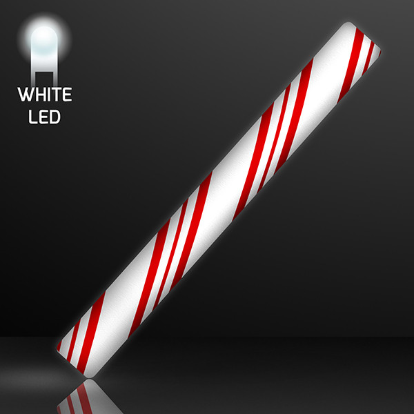 16" Candy Cane LED Cheer Sticks. These LED Candy Cane Cheer Sticks are the perfect addition to that holiday party.