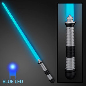 Light Up Blue Saber. These Blue light up sabers are perfect for glow in the dark parties.