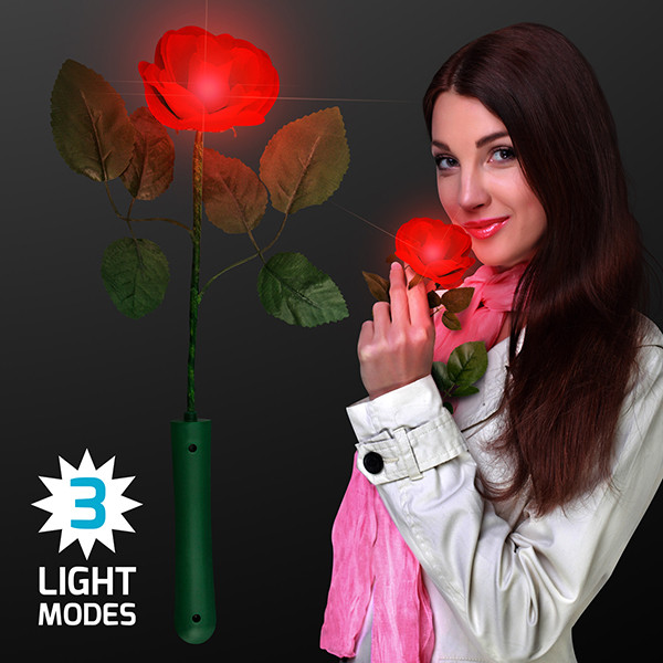 LED Red Rose with three light modes. With these LED Red Roses you will be able to pick your favorite guy or gal right in your own home.
