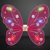 Blinking Fuschia LED Fairy Wings. These LED Fuschia Fairy Wings are the perfect last touch that your fairy costume is in need of.