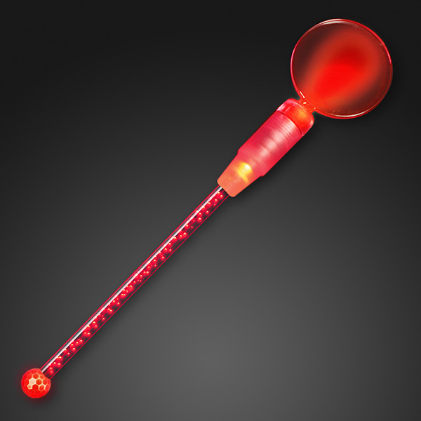 Deluxe Dual Red LED Cocktail Stirrer. This LED Red Cocktail stirrer helps illuminate those night time drinks.