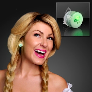 Jade/Jade Blinking LED Clip on Pins. These LED Clip on Pins are the perfect accessory to add a little flare to any outfit.