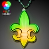 LED Fleur De Lis Mardi Gras Beads. These LED Mardi Gras beads are the perfect accessory for any Mardi Gras party outfit.