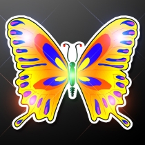 LED Butterfly Flashing Pins. These Butterfly Flashing Pins are the perfect addition to Spring outfits.
