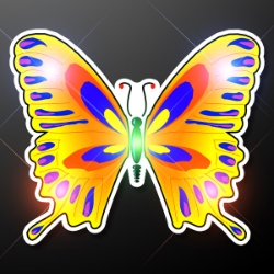 LED Butterfly Flashing Pins. These Butterfly Flashing Pins are the perfect addition to Spring outfits.
