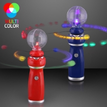 Orbiting LED Toy Wand with Crystal Ball (Multicolored.) These Orbiting Toy Wands with Crystal Balls can provide endless fun for the kiddos.