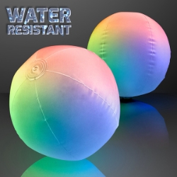 Light Up 11" Beach Balls that are Water Resistant. These Light Up Beach Balls will make for night time beach fun.