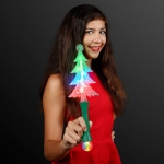 Christmas tree wand with multi-color LED lights. 