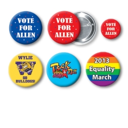 Custom Printed Buttons Custom Printed Buttons, custom, buttons, new years eve, 80s, wholesale, inexpensive, bulk