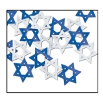 Fanci-Fetti Star Of David (Pack of 12) Fanci-Fetti Star Of David, fanci-fetti, star of david, decoration, Hanukkah, wholesale, inexpensive, bulk