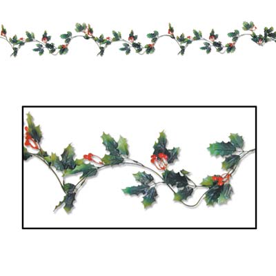 Holly and Berry Garland decoration