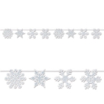 Snowflake Streamer (Pack of 12) Snowflake Streamer, snowflake, prom, winter, winter wonderland, new year's eve, Christmas, wholesale, inexpensive, bulk, decoration, streamer