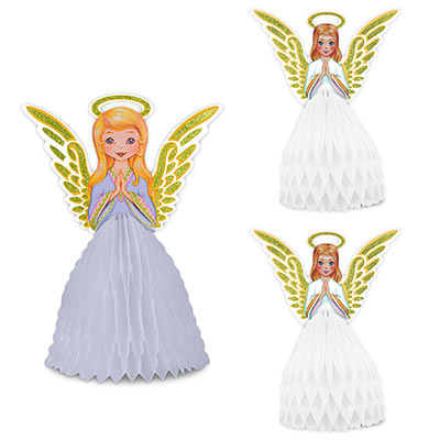 Vintage Christmas Angel Centerpieces