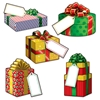 Mini Christmas Gift Cutouts (Pack of 240) Mini Christmas Gift Cutouts, Christmas, gift, cutouts, decoration, wholesale, inexpensive, bulk