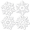 Snowflake Cutouts (Pack of 48 Snowflake Cutouts, snowflake, cutouts, decoration, christmas, winter, new years eve, wholesale, inexpensive, bulk