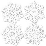 Snowflake Cutouts (Pack of 48) Snowflake Cutouts, snowflake, cutouts, decoration, christmas, winter, new year's eve, wholesale, inexpensive, bulk