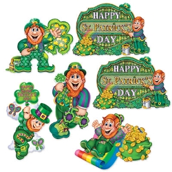 St.Patricks Day Cutout Decorations