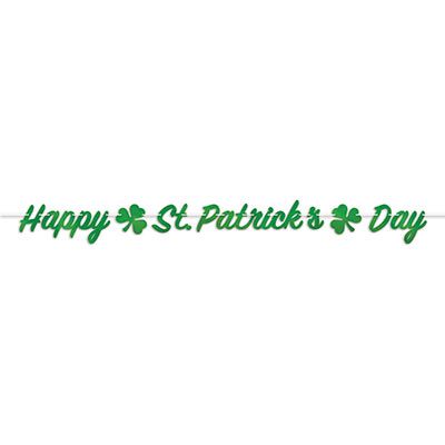 Foil Happy St. Patrick's Day Streamer