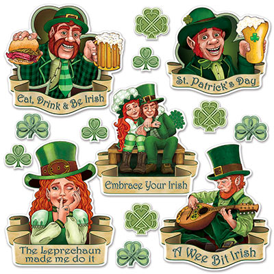 St Patricks Day Cutouts Decorations