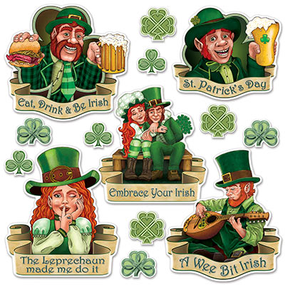 St Patrick's Day Cutouts Decorations