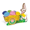 Vintage Easter Bunny w/Cart (Pack of 12) Vintage Easter Bunny w/Cart, Easter, bunny, eggs, decoration, centerpiece, wholesale, inexpensive, bulk