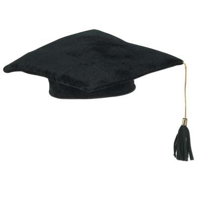 Plush Graduate Cap (Pack of 12) Plush Graduate Cap, graduate, graduation cap, party favor, cap, wholesale, inexpensive, bulk