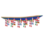 International Flag Ceiling Decoration