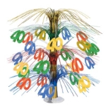 Colorful 40 Cascade Centerpiece for a birthday party