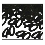 Black 40 Silhouettes Confetti