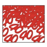 Red 40 Silhouettes Confetti 
