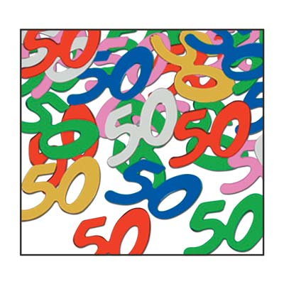 Assorted Color 50 Silhouettes Confetti