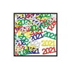 DISC-Fanci-Fetti "2021" Silhouettes (Pack of 12) Fanci-Fetti "2021" Silhouettes, fanci-fetti, confetti, 2021, decoration, multi-color, new years eve, wholesale, inexpensive, bulk