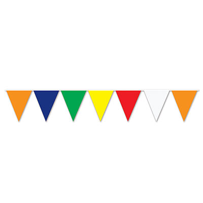 Multi-Color Pennant Banner