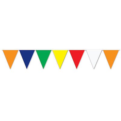 Multi-Color Pennant Banner