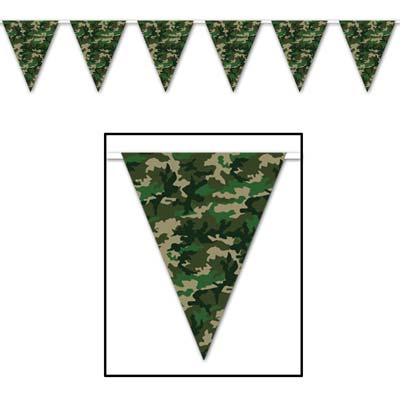 Camo Pennant Banner