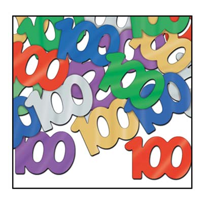 Assorted Colors 100 Silhouettes Confetti