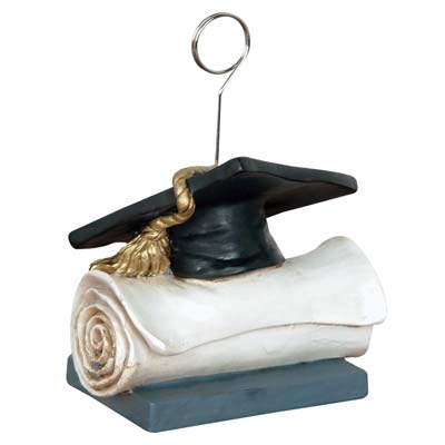 Grad Cap Photo/Balloon Holder (Pack of 6) Grad Cap Photo/Balloon Holder, grad cap, balloon holder, decoration, graduation, wholesale, inexpensive, bulk 