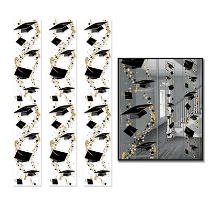 Grad Caps Party Panels (Pack of 36) Grad Caps Party Panels, grad caps, graduation, classroom, party panels, decoration, wholesale, inexpensive, bulk