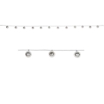 Silver Disco Ball Garland