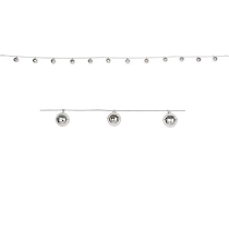 Silver Disco Ball Garland