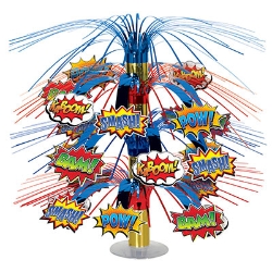 Super Hero Sayings Cascade Centerpiece