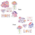 Mother's Day Cutouts (Pack of 72) Mother's Day Cutouts, Mother's Day, cutouts, decoration, wholesale, inexpensive, bulk